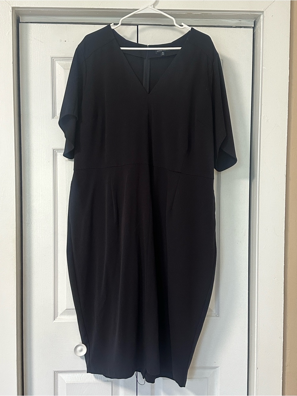 Universal Standard Moira V-Neck Twill Dress, Size M (18-20)